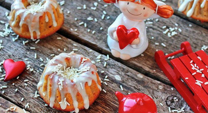 Миндальные кексы из творога