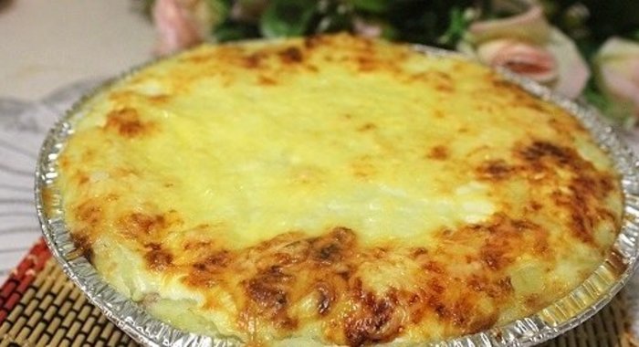 Картофельная запеканка со свининой