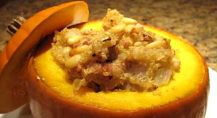 Фаршированная тыква Квиноа