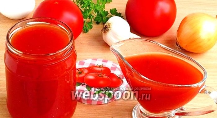 Томатный соус в мультиварке