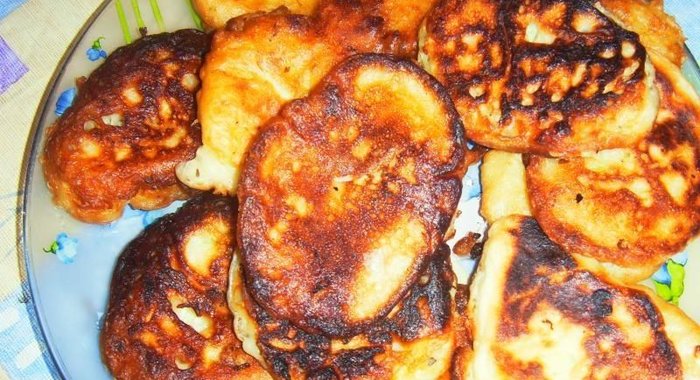 Кабачковые оладьи на кефире