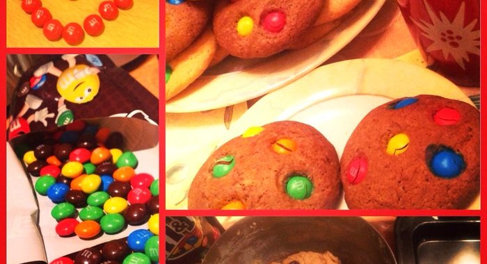 Печенье с конфетами M&M’s