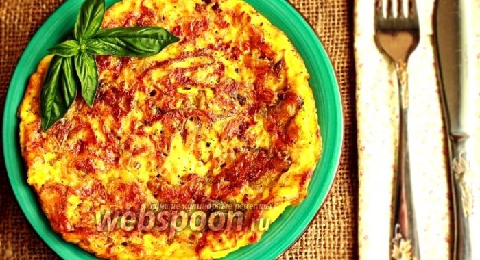 Омлет с карамелизированным луком