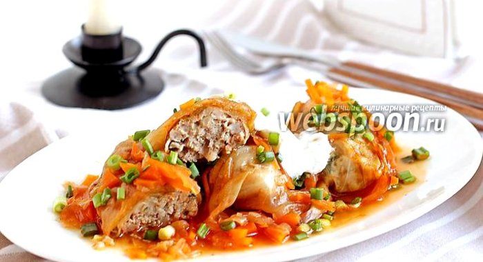 Голубцы с перловкой