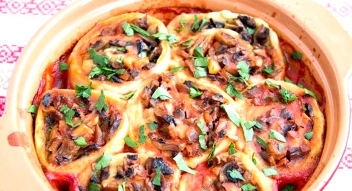 Постные рулетики