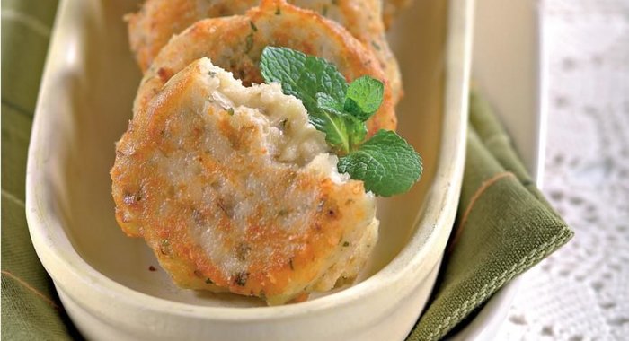 Хлебные тефтели с мятой