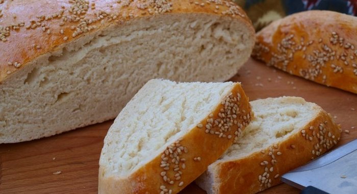 Хлеб на сыворотке с оливковым маслом