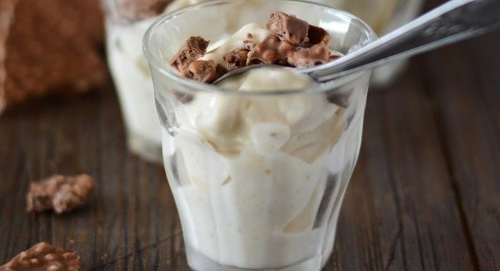 Банановое мороженое с хрустящим рисом