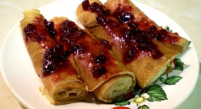 Блины в бутылке на кефире