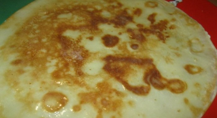 Сладкие ванильные блинчики