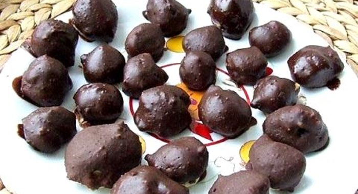 Заварное печенье в шоколаде