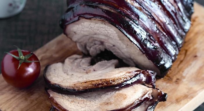 Свиная грудинка в медово-соевом маринаде