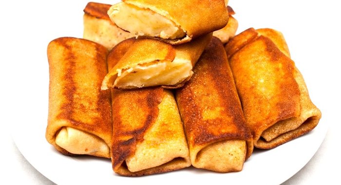 Блины с пюре