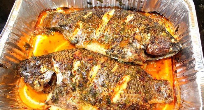 Рыба святого Петра в маринаде в средиземноморском стиле