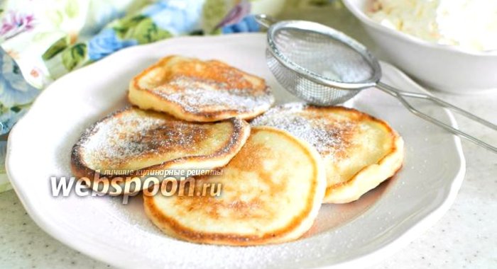 Творожные оладьи