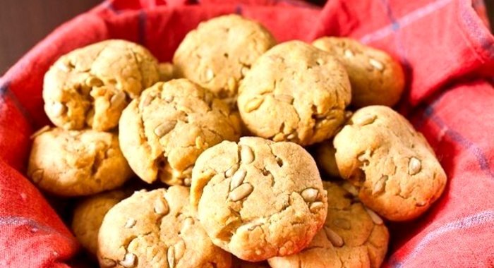 Картофельное печенье с семечками