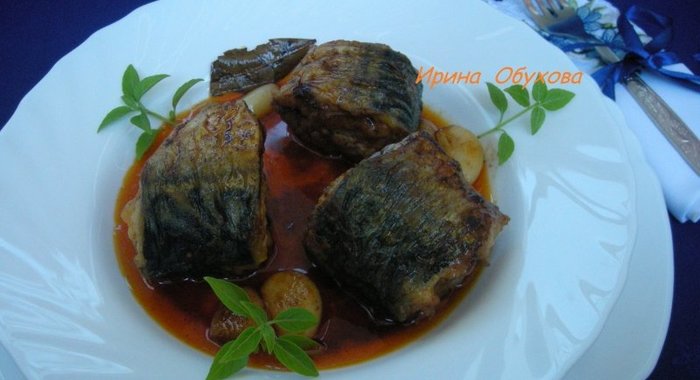 Скумбрия в маринаде по - мадридски