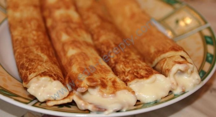 Вафельные трубочки с кремом