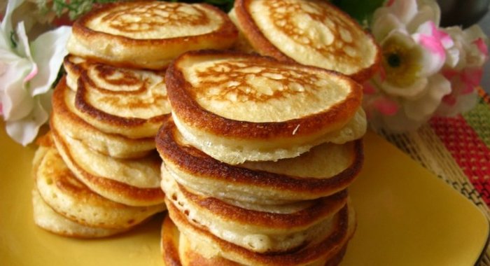 Оладьи на кефире