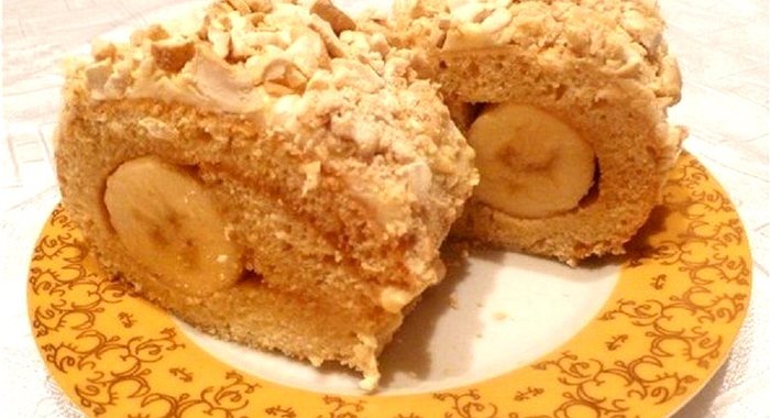 Банановый рулет