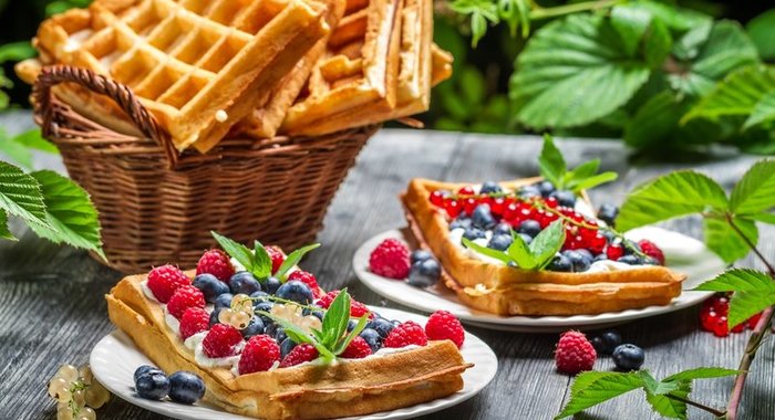 Как приготовить венские вафли за 30 минут