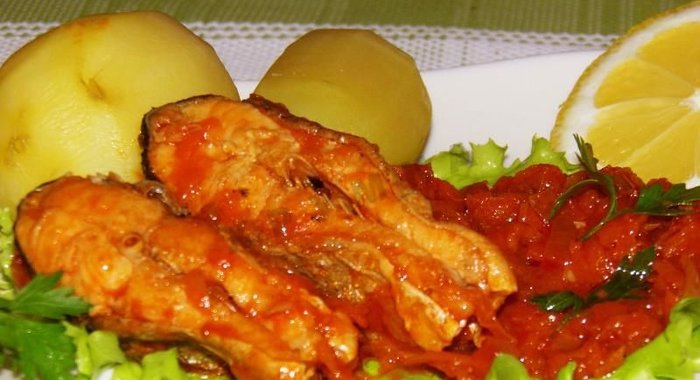 Рыба в маринаде в мультиварке