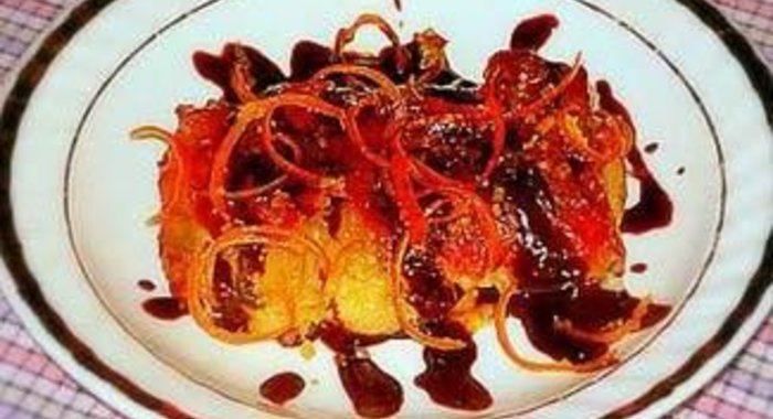 Запеканка из бананов и моццареллы