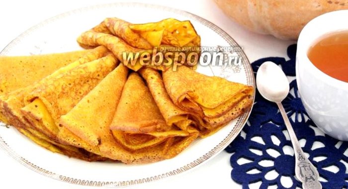 Блины из тыквы