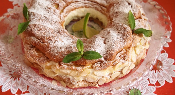 Заварной кекс с начинкой