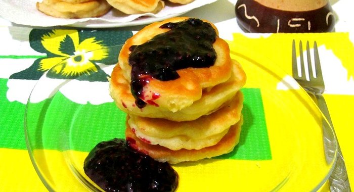 Оладьи с изюмом