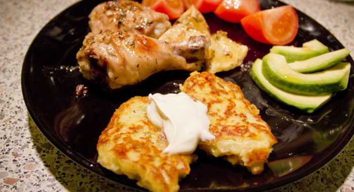 Картофельные оладьи с фенхелем