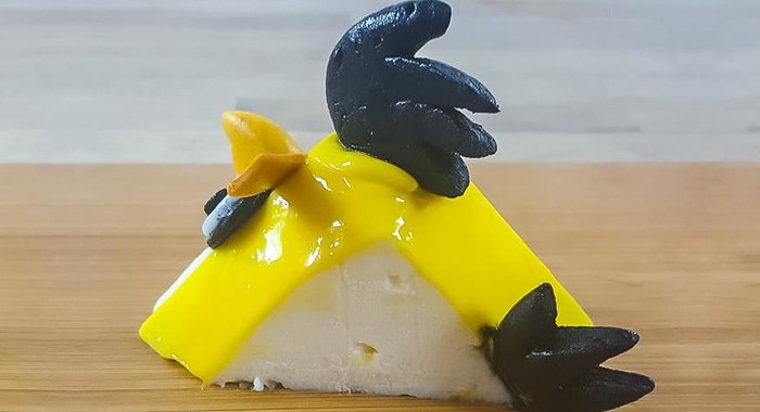 Йогуртовый крем Angry Birds с апельсиновым конфи