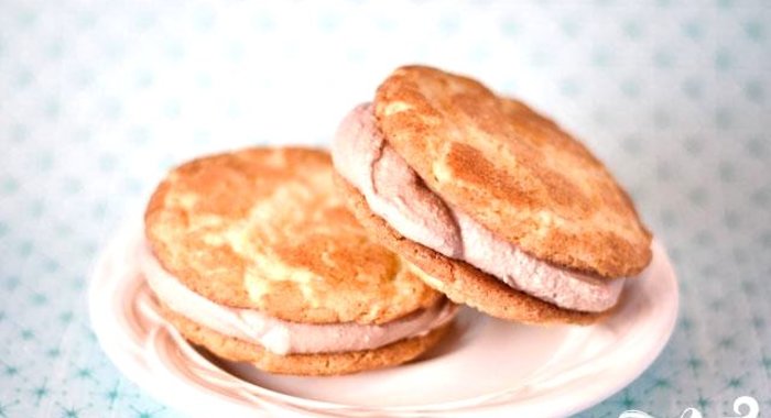 Печенье с мороженым