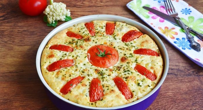 Пирог с цветной капустой.