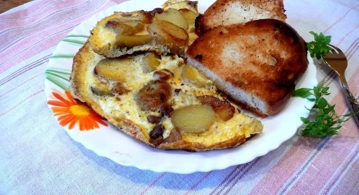 Омлет с картофелем от Поля Бокюза