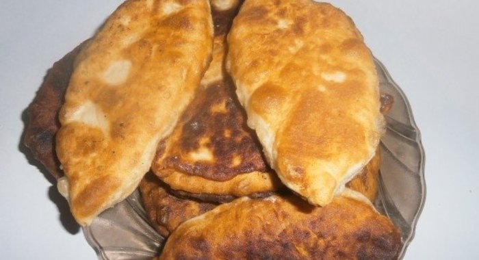 Жареный пирожки с картошкой