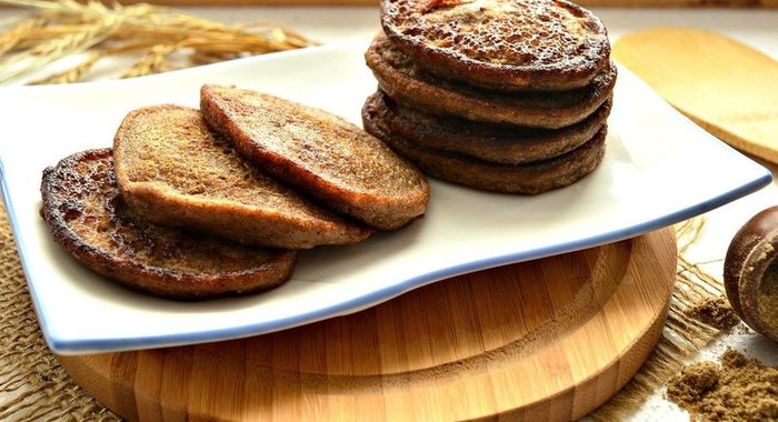 Полезные оладушки из льняной муки на завтрак