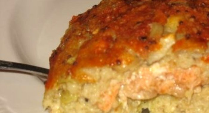 Рулет из рыбного фарша