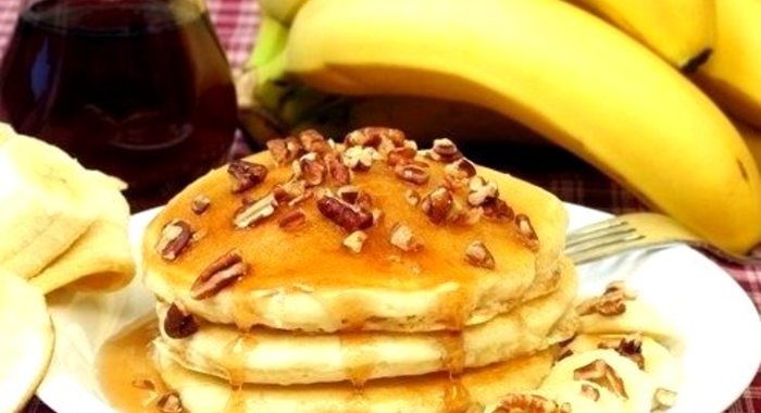 Банановые оладьи