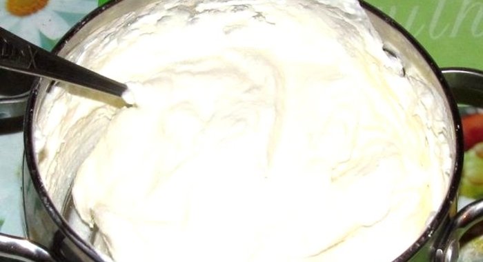 Крем творожно-сливочный