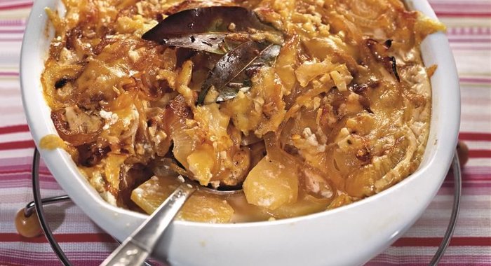 Картофельные котлетки с кабачковой икрой