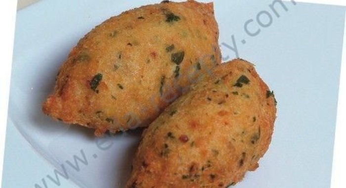 Котлетки из картофеля и соленой трески