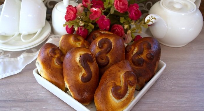 Пироги в духовке из дрожжевого теста