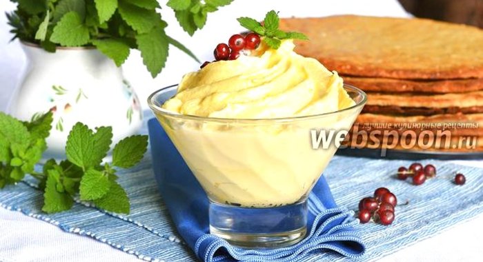 Заварной крем на кефире