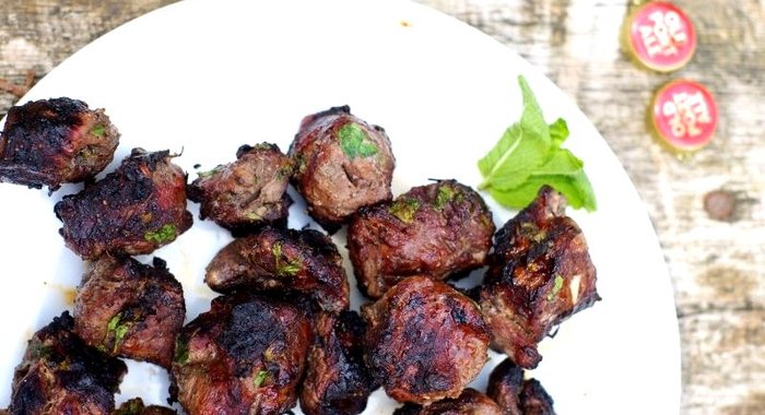 Шашлык из баранины с уксусом