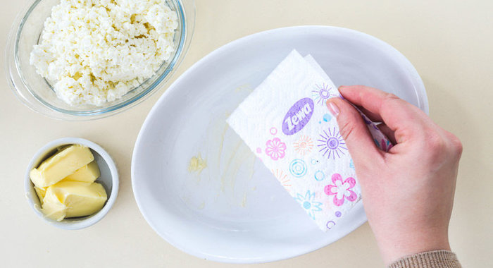 Творожная запеканка с яблоками