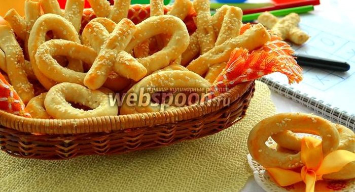 Творожное печенье «Завтрак школьника или крестики-нолики»