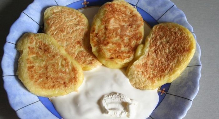 Пышные оладьи из кабачков