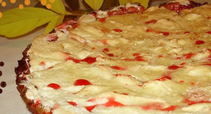 Брусничный тарт