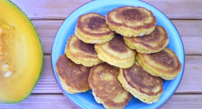 Оладьи из тыквы постные